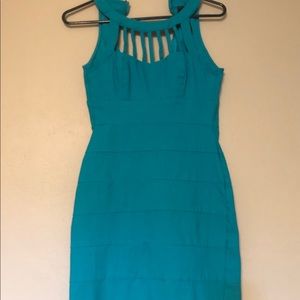 Teal Bodycon Dress - Sexy/Evening/Special Occasion